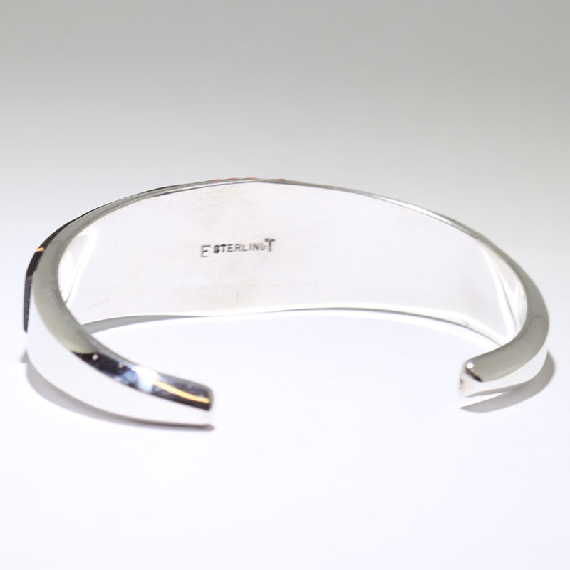 Micro Inlay Bracelet by Erwin Tsosie 5-1/4"