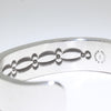 Heavy Silver/14K Bracelet by Bruce Morgan 5-3/4"