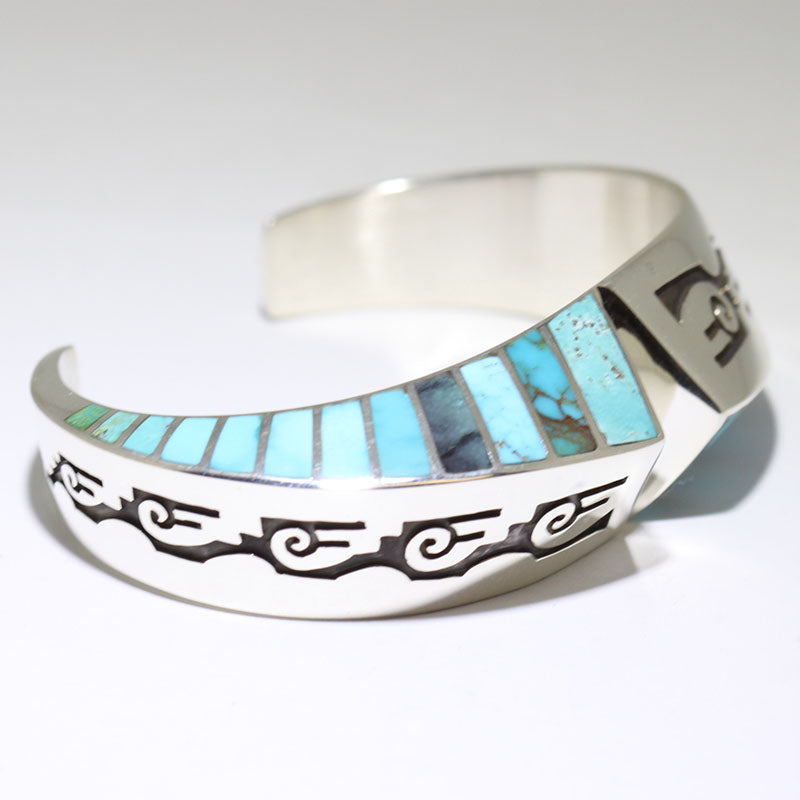 Inlay Bracelet by Lonn Parker 5-1/4"