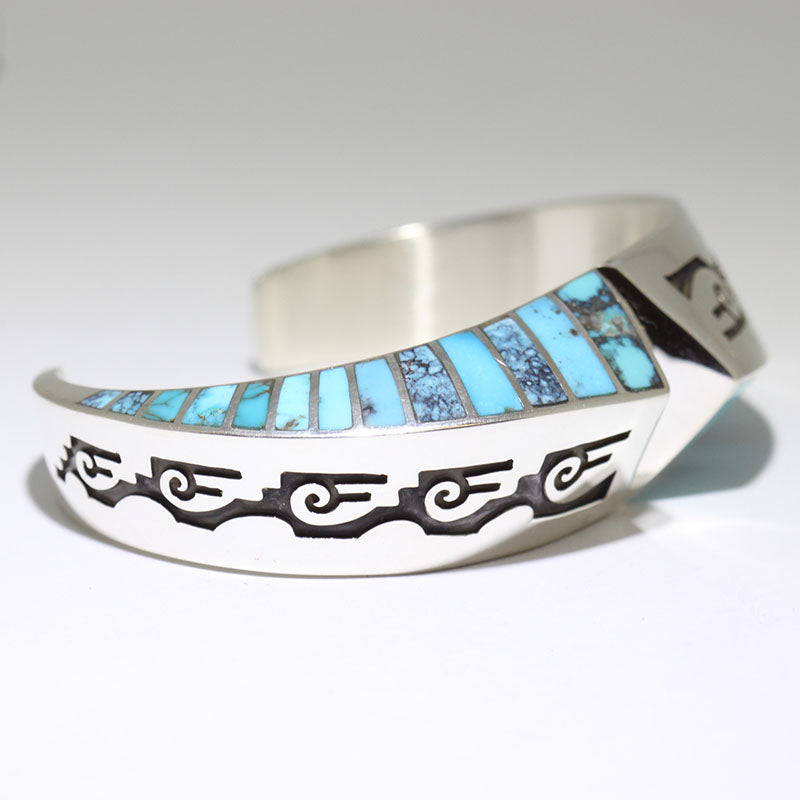 Inlay Bracelet by Lonn Parker 5-1/4"
