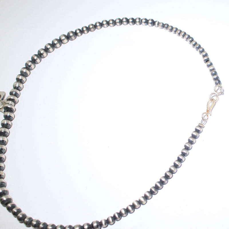 Silver Necklace by Navajo