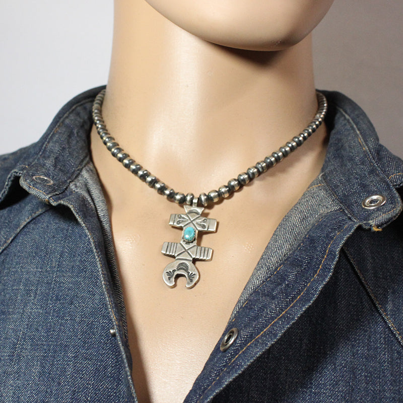 Silver Necklace by Navajo