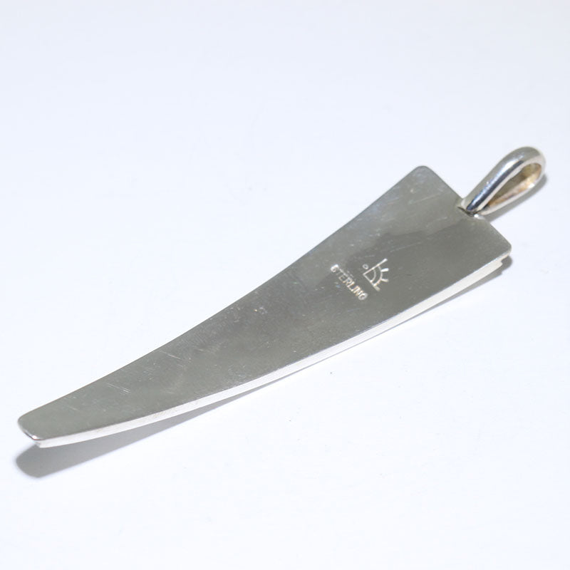 Silver Pendant by Clifton Mowa