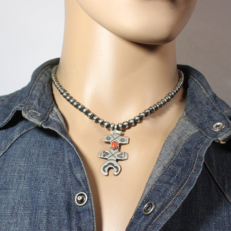 Silver Necklace by Navajo