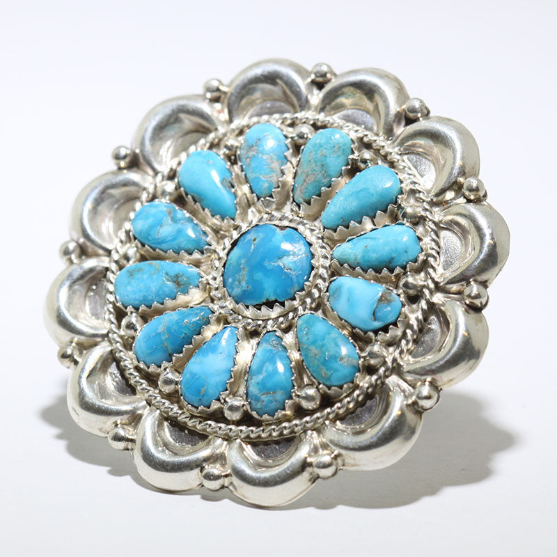Turquoise Ring by Navajo- 13.5