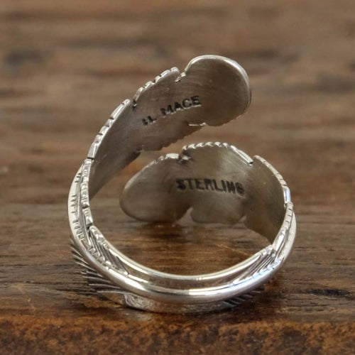 Feather Adjustable Ring by Harvey Mace