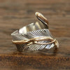 Feather Adjustable Ring by Harvey Mace