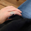 Feather Adjustable Ring by Harvey Mace