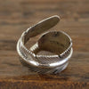 Feather Adjustable Ring by Harvey Mace