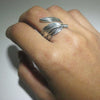 Feather Adjustable Ring by Harvey Mace