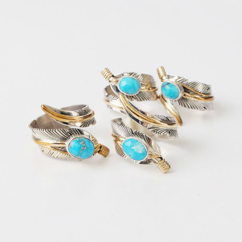 Feather Adjustable Ring by Harvey Mace