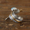 Feather Adjustable Ring by Harvey Mace