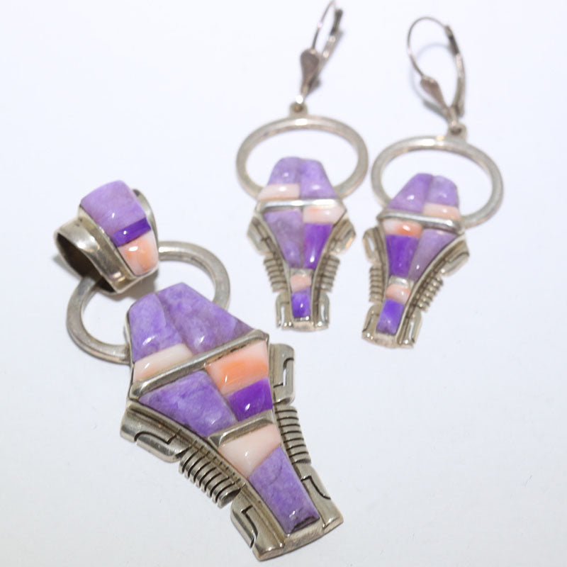 Inlay Pendant Set by Stone Weaver