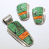 Inlay Pendant Set by Kenneth Bitsie