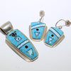 Inlay Pendant Set by Kenneth Bitsie