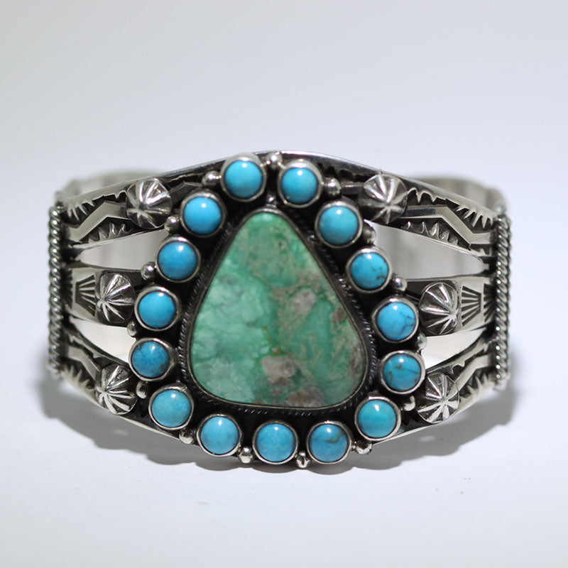 Stamp and Cluster Bracelet by Darrell Cadman