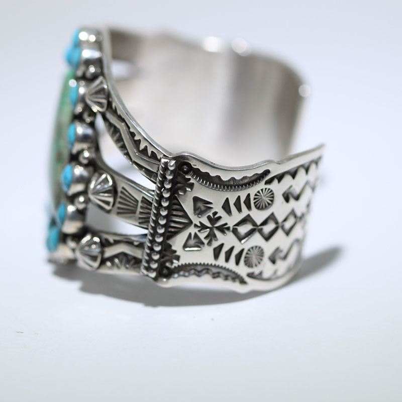 Stamp and Cluster Bracelet by Darrell Cadman