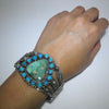 Stamp and Cluster Bracelet by Darrell Cadman