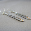 Feather earrings by Tanya Mace (silver or gold)