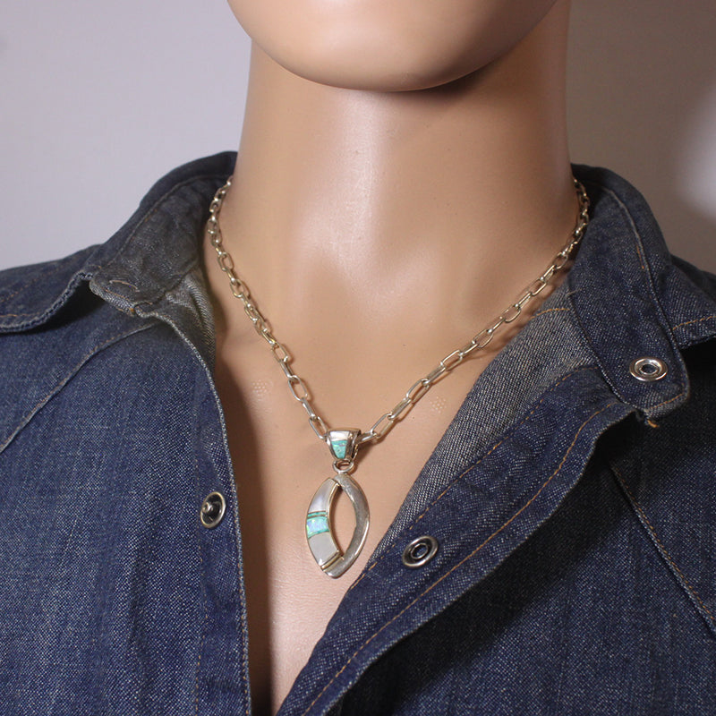 Inlay Pendant Set by Stone Weaver