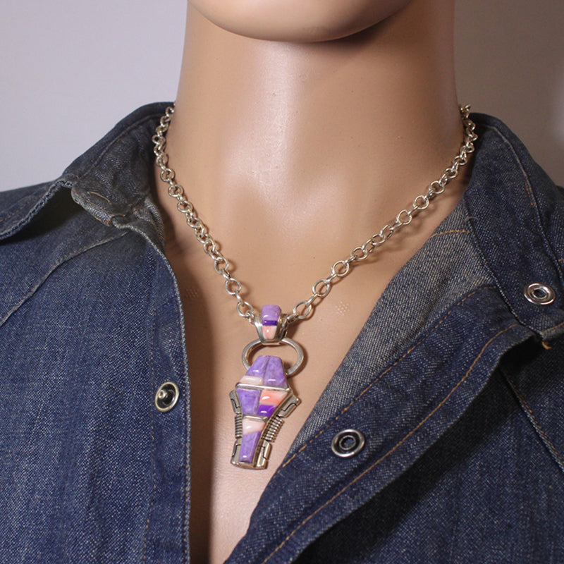 Inlay Pendant Set by Stone Weaver