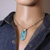 Inlay Pendant Set by Kenneth Bitsie