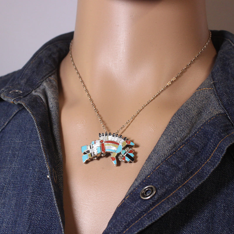 Rain Dancer Pendant by Zuni