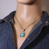 Lone Mtn Pendant by Robert Tsosie