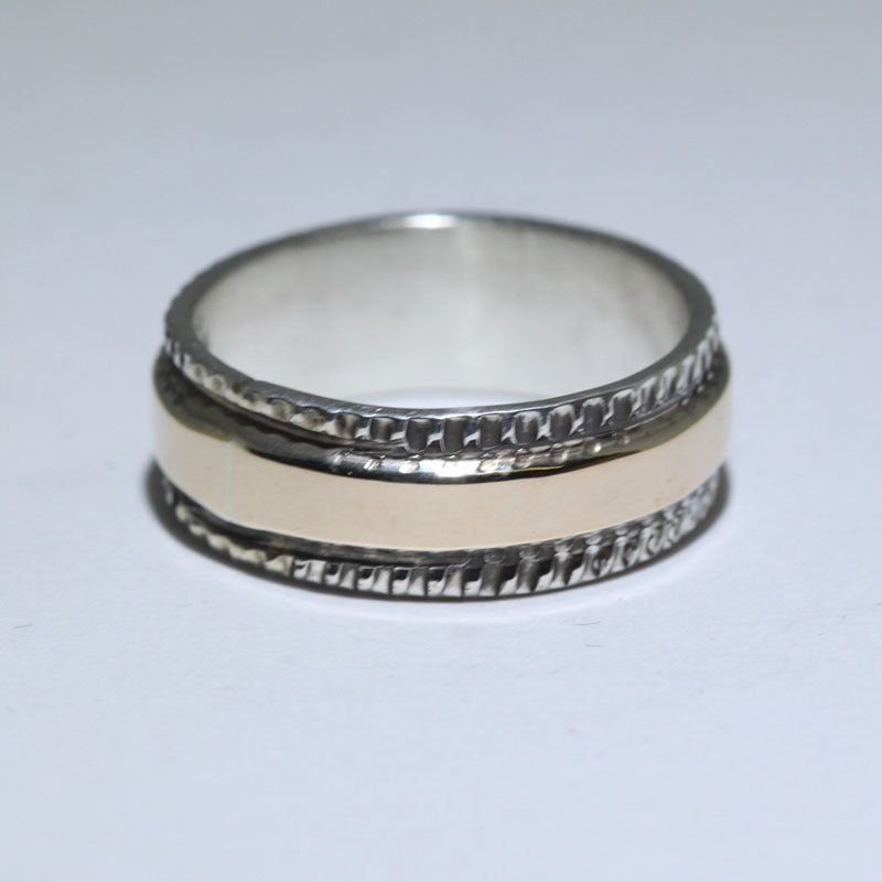 14K & Silver Ring by Bruce Morgan