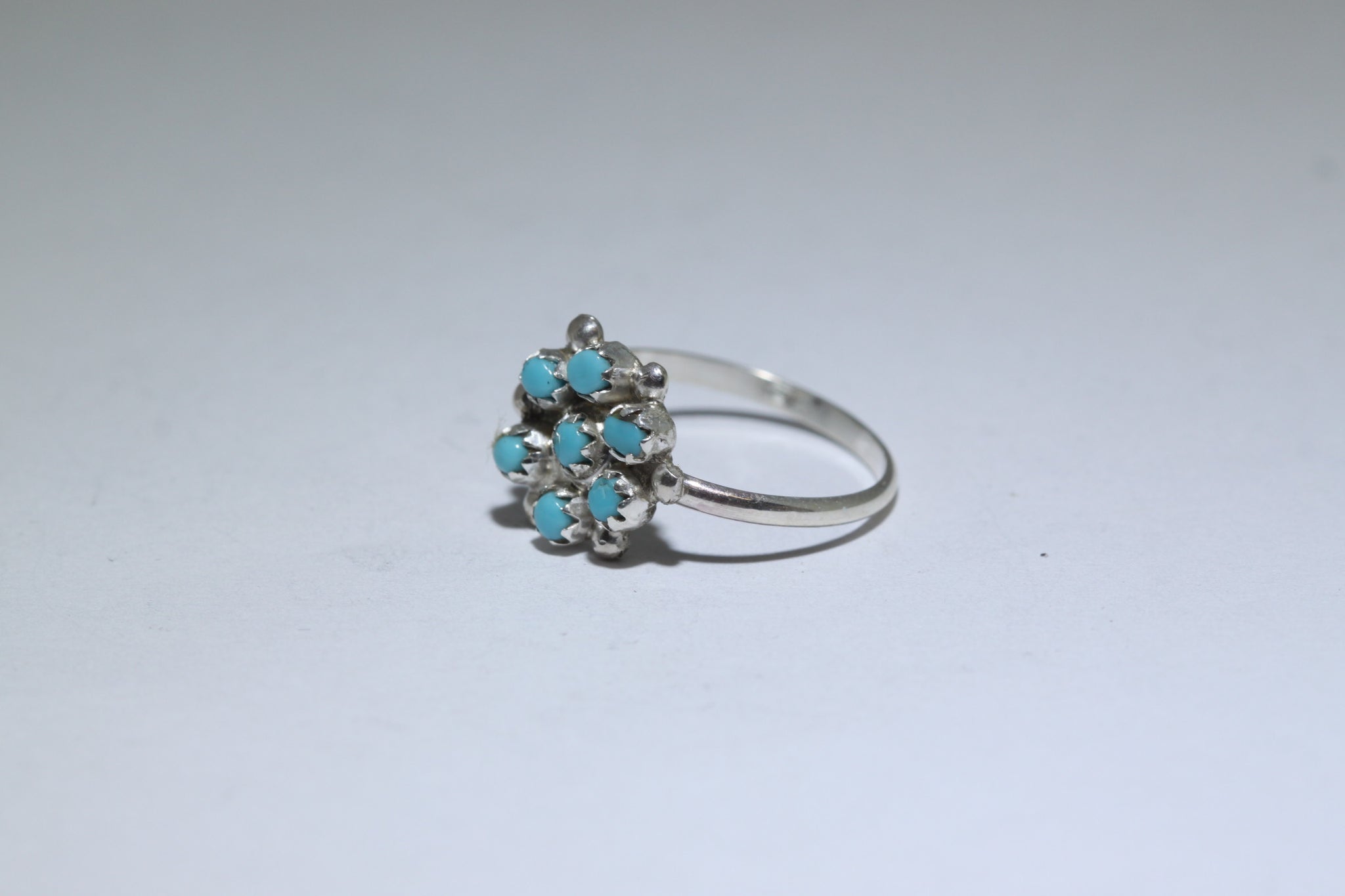 Zuni Needle point Pinky Ring