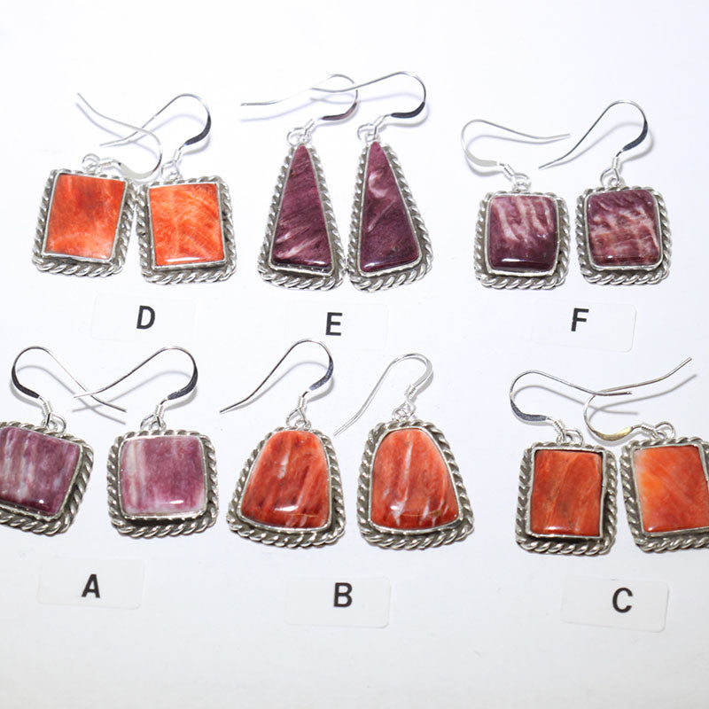 Spiny Earrings by Robin Tsosie