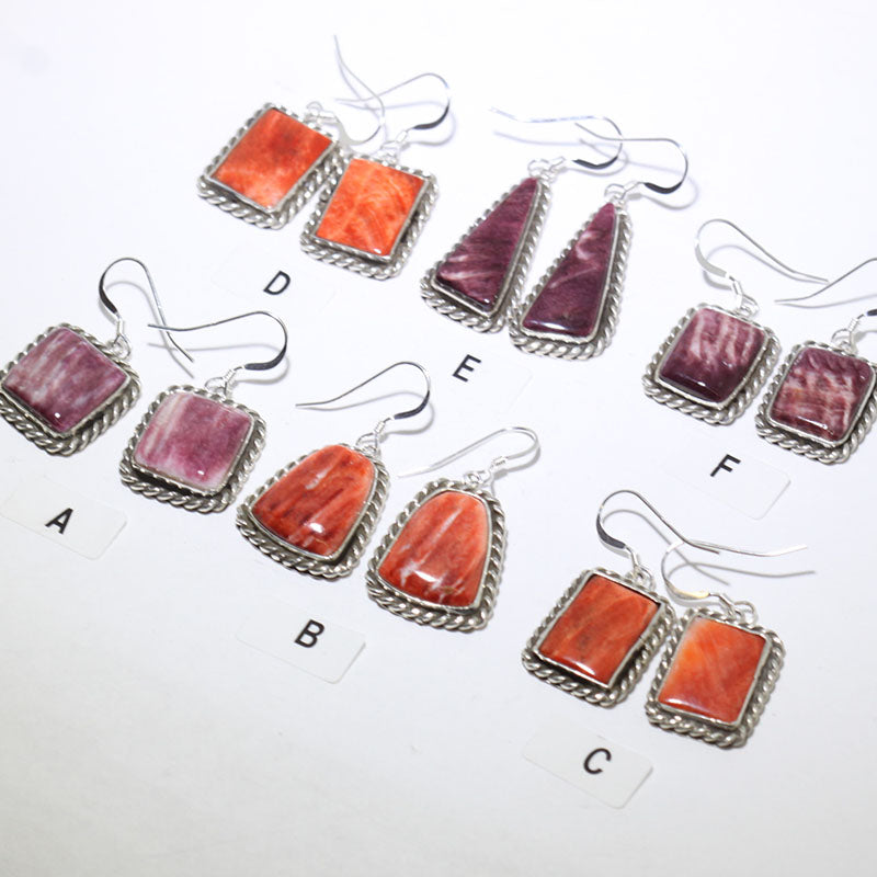 Spiny Earrings by Robin Tsosie