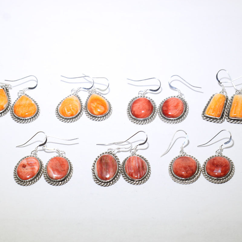 Spiny Earrings by Robin Tsosie