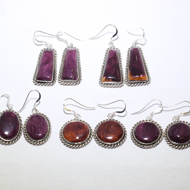 Spiny Earrings by Robin Tsosie