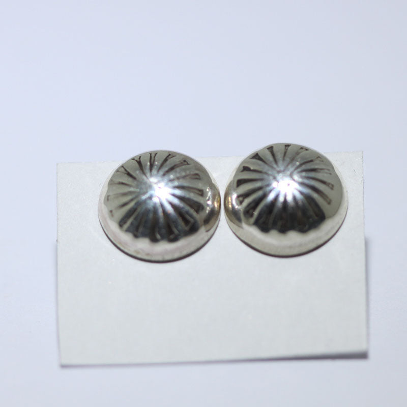 Navajo Handmade Stamp Post Earring