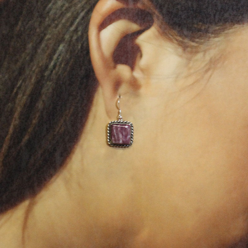 Spiny Earrings by Robin Tsosie
