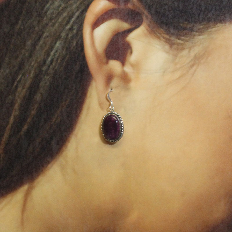 Spiny Earrings by Robin Tsosie