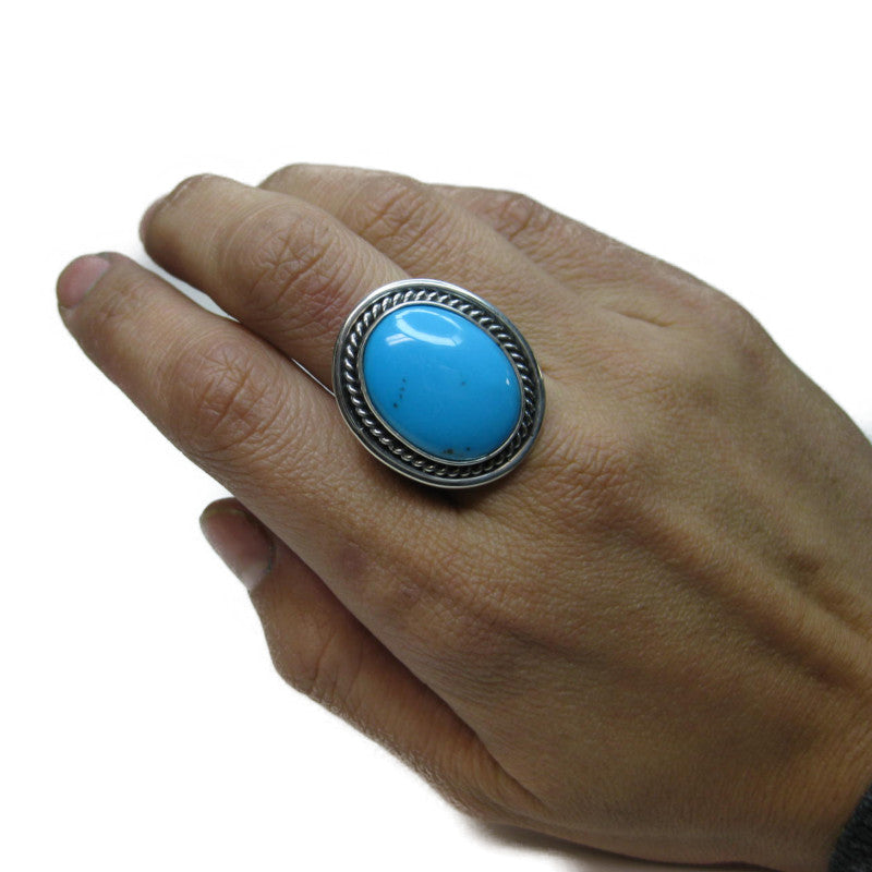 Sleeping Beauty Ring by Robin Tsosie