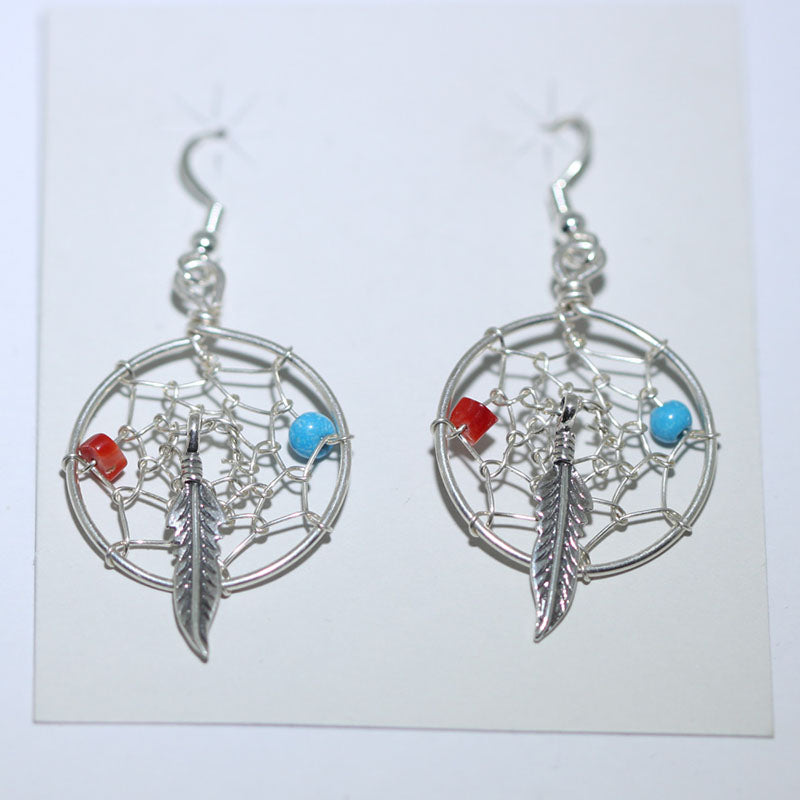 Handmade Dream Catcher Earring