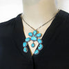 Red Mountain Naja Pendant by Robin Tsosie