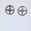 Tufa cast earrings by Aaron Anderson