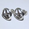 Tufa cast earrings by Aaron Anderson
