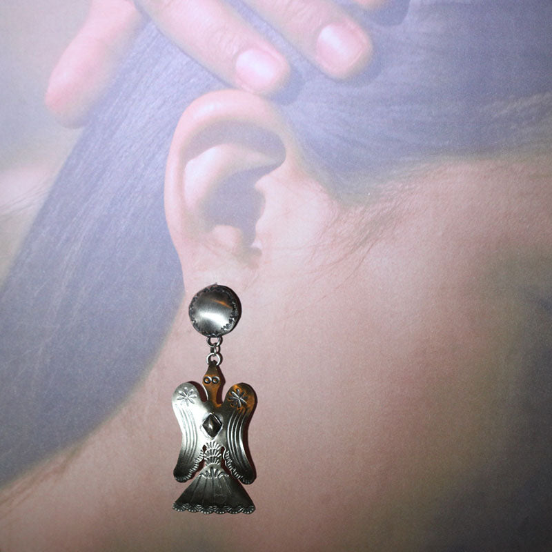 Thunderbird Stamp Earring