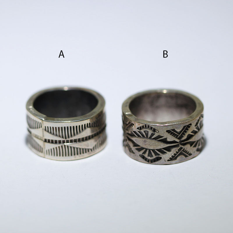 Stampwork Ring by Arnold Goodluck size 5.5