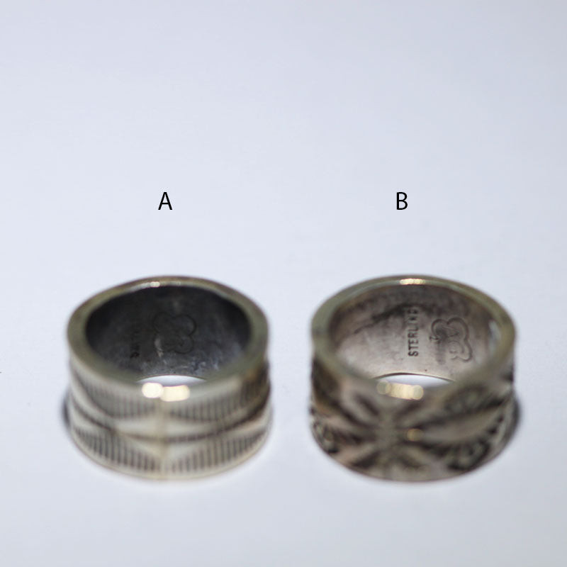 Stampwork Ring by Arnold Goodluck size 5.5
