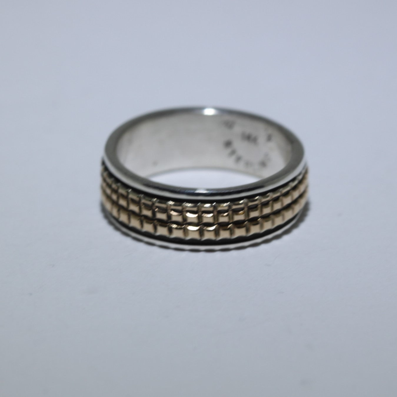 14K & Silver Ring by Bruce Morgan