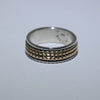 14K & Silver Ring by Bruce Morgan