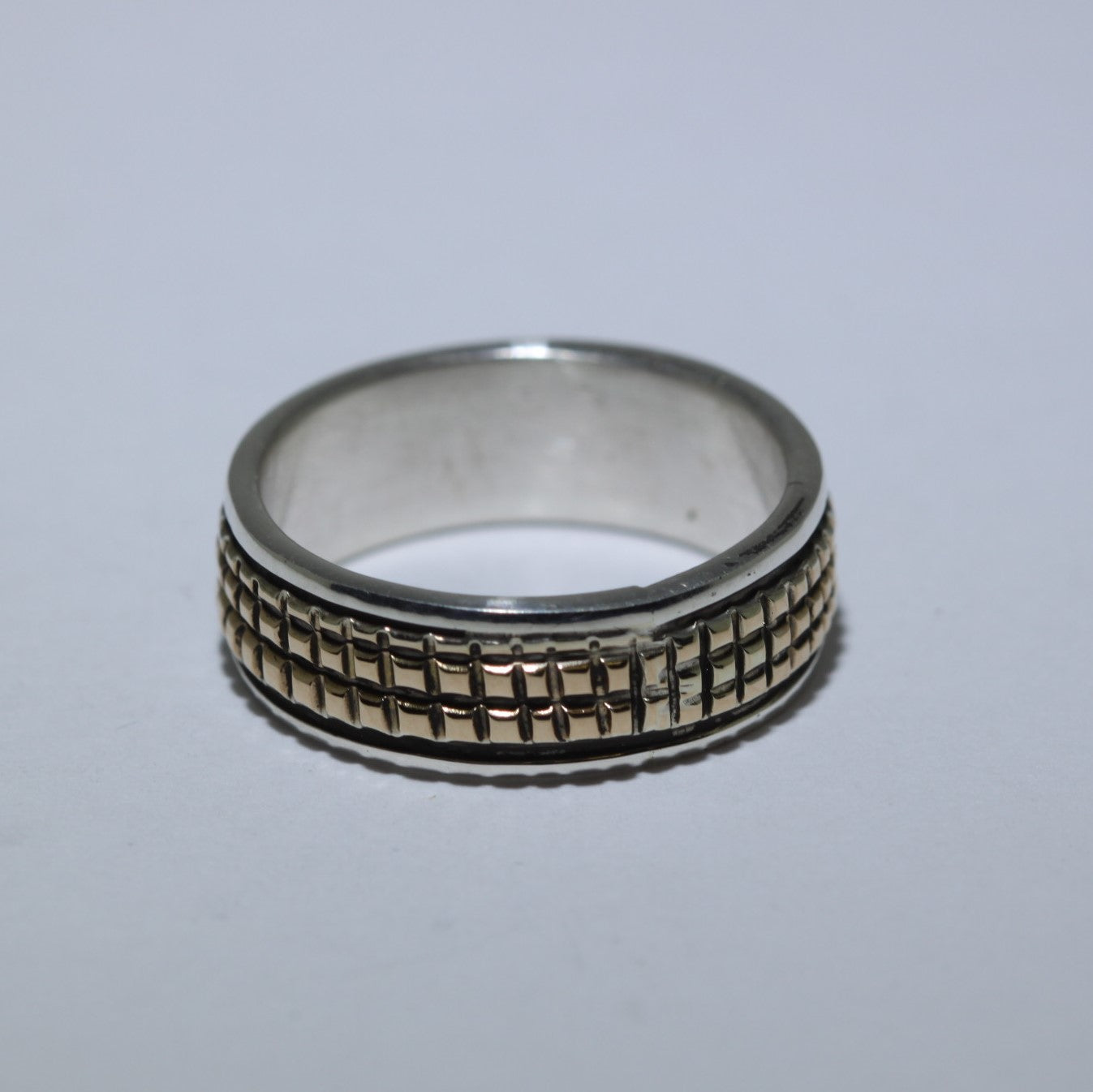 14K & Silver Ring by Bruce Morgan