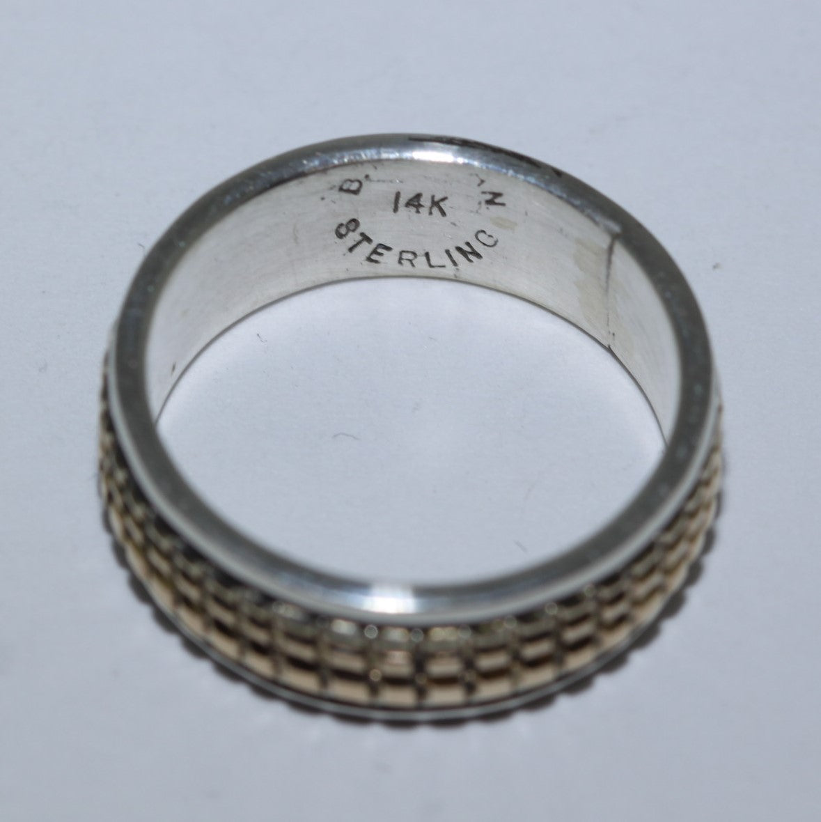 14K & Silver Ring by Bruce Morgan