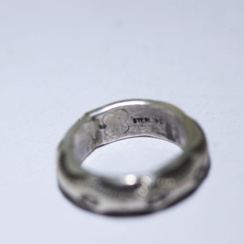 Stampwork Ring by Arnold Goodluck size 6.5